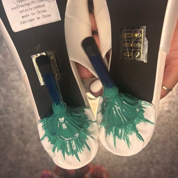 Jeffrey Campbell Flower heel Slingback Pumps - Picture 5 of 5